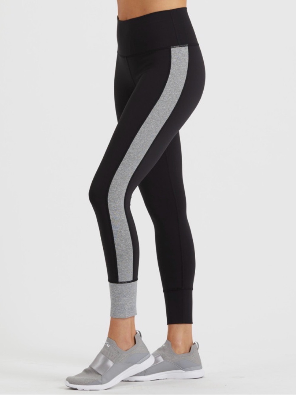 Vuori Origin Color Block Leggings Black Gray Leggings Size XXS - Picture 2 of 8